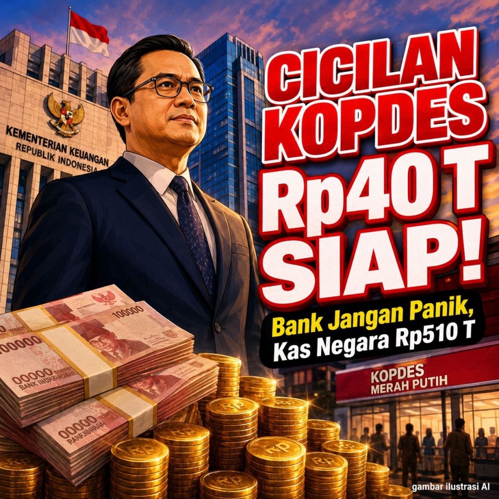 Menkeu Purbaya: Cicilan Kopdes Rp40 T Siap, Bank Jangan&nbsp;Panik!