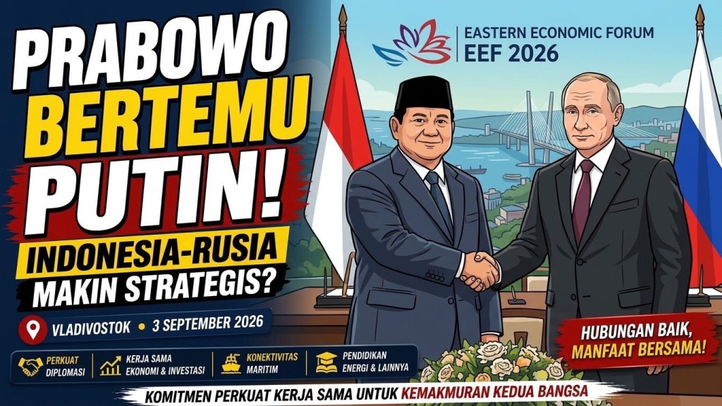 🇮🇩🤝🇷🇺 PRABOWO BERTEMU PUTIN DI RUSIA! Hubungan Indonesia-Rusia Disebut Makin&nbsp;Strategis