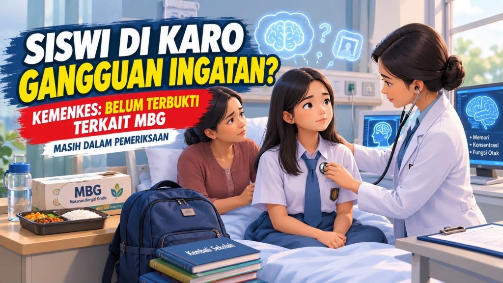 SISWI DI KARO DISEBUT HILANG INGATAN USAI KERACUNAN MBG, KEMENKES BERI&nbsp;PENJELASAN