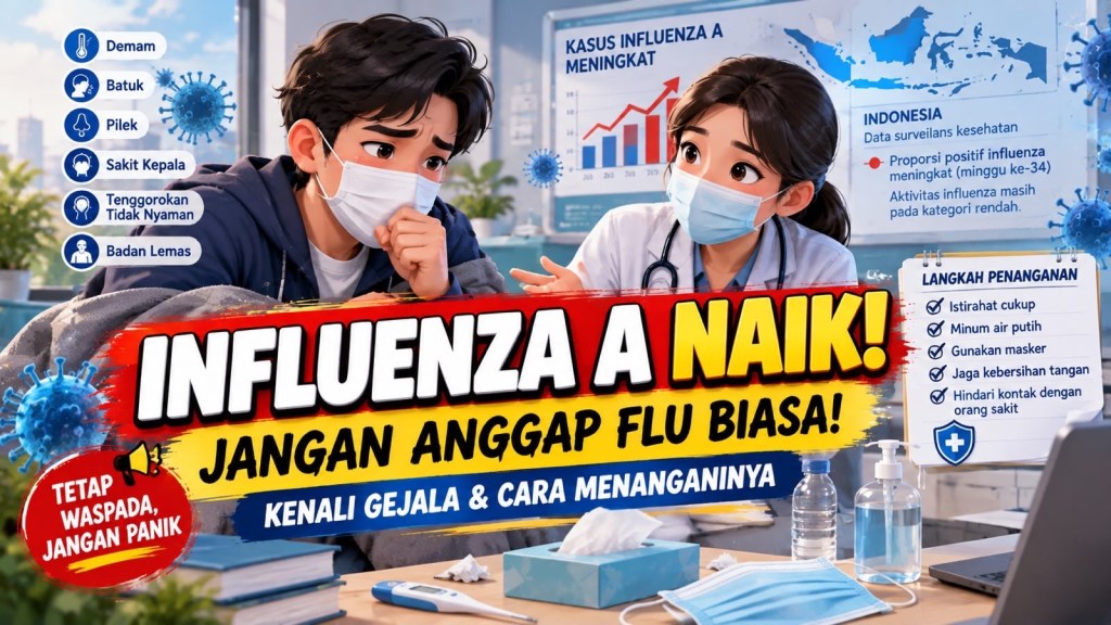 🦠 KASUS INFLUENZA A NAIK! Jangan Anggap Flu Biasa, Ini Langkah yang Perlu&nbsp;Dilakukan