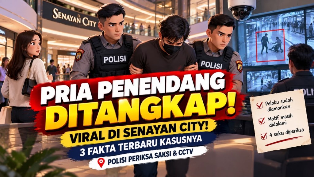 Bikin Heboh! Cowok yang Tendang Cewek di Senayan City Berhasil Diciduk, Ini 3&nbsp;Faktanya