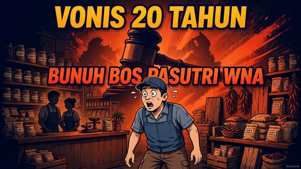 Eks Pegawai Toko Rempah Diganjar 20 Tahun Bui karena Bunuh Pasutri Pakistan di&nbsp;Bogor