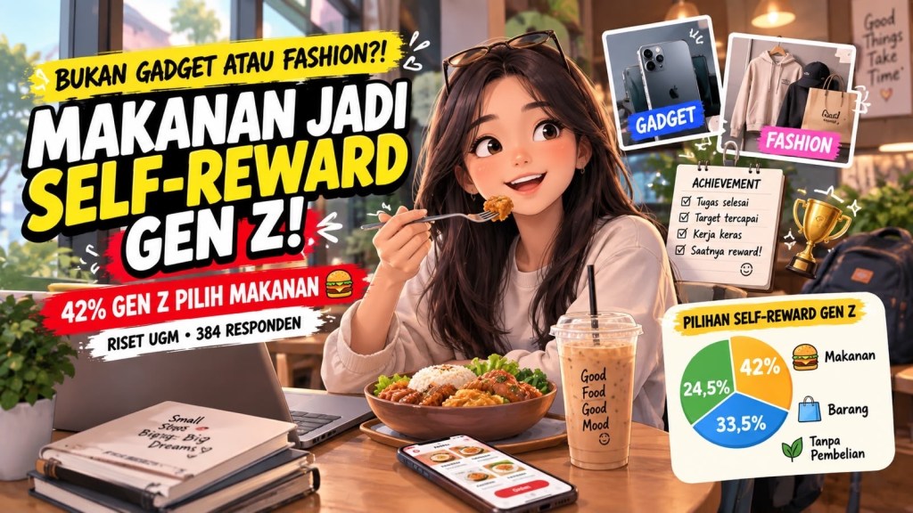 BUKAN GADGET! Ternyata MAKANAN Jadi Self-Reward Favorit Gen&nbsp;Z
