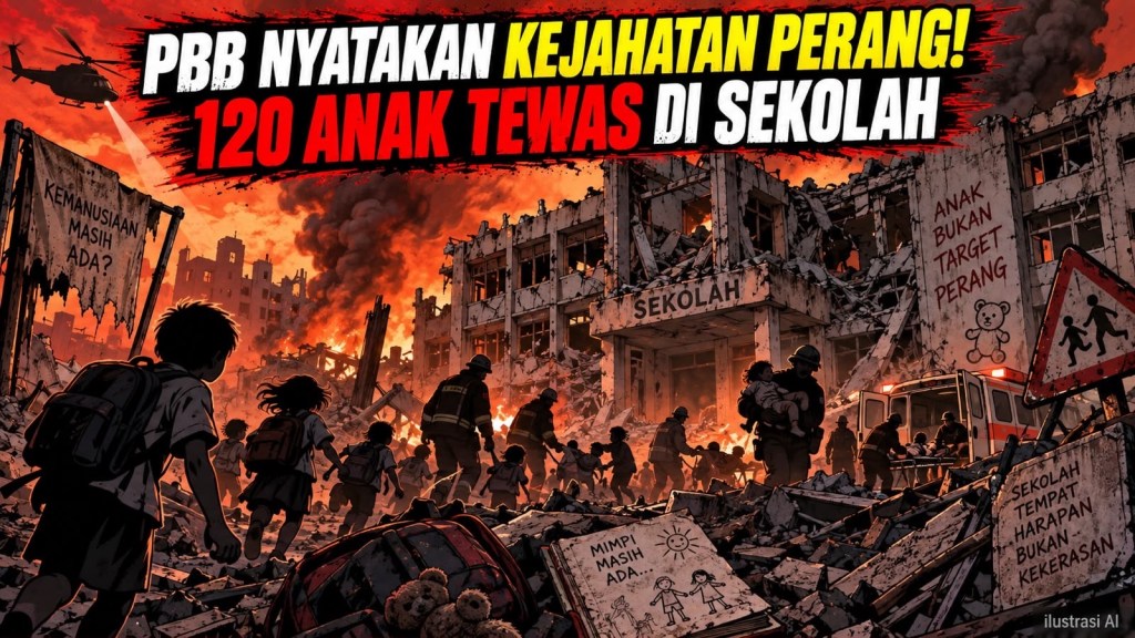 PBB Gempar! Gempuran Militer AS ke Sekolah di Iran Disebut Kejahatan Perang, 120 Anak Jadi Korban&nbsp;Jiwa